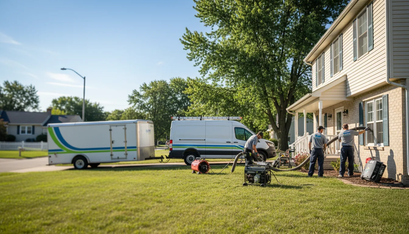 Flooded Basement Restoration And Cleanup With Repair in Clearbrook, MN near me